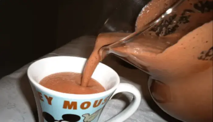 chocolate quente com maizena