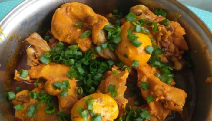 receita de galinha caipira na pressão