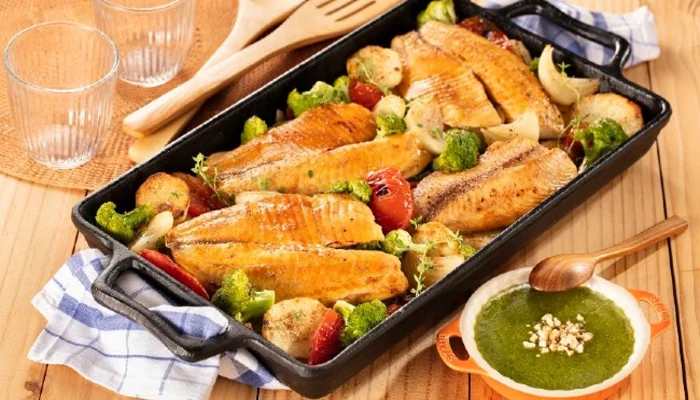 receita de tilapia assada com legumes