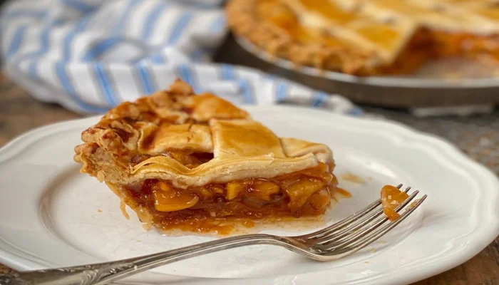 receita de torta de pêssego uma delícia sobremesa