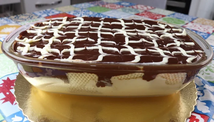 receita de sobremesa de páscoa na travessa